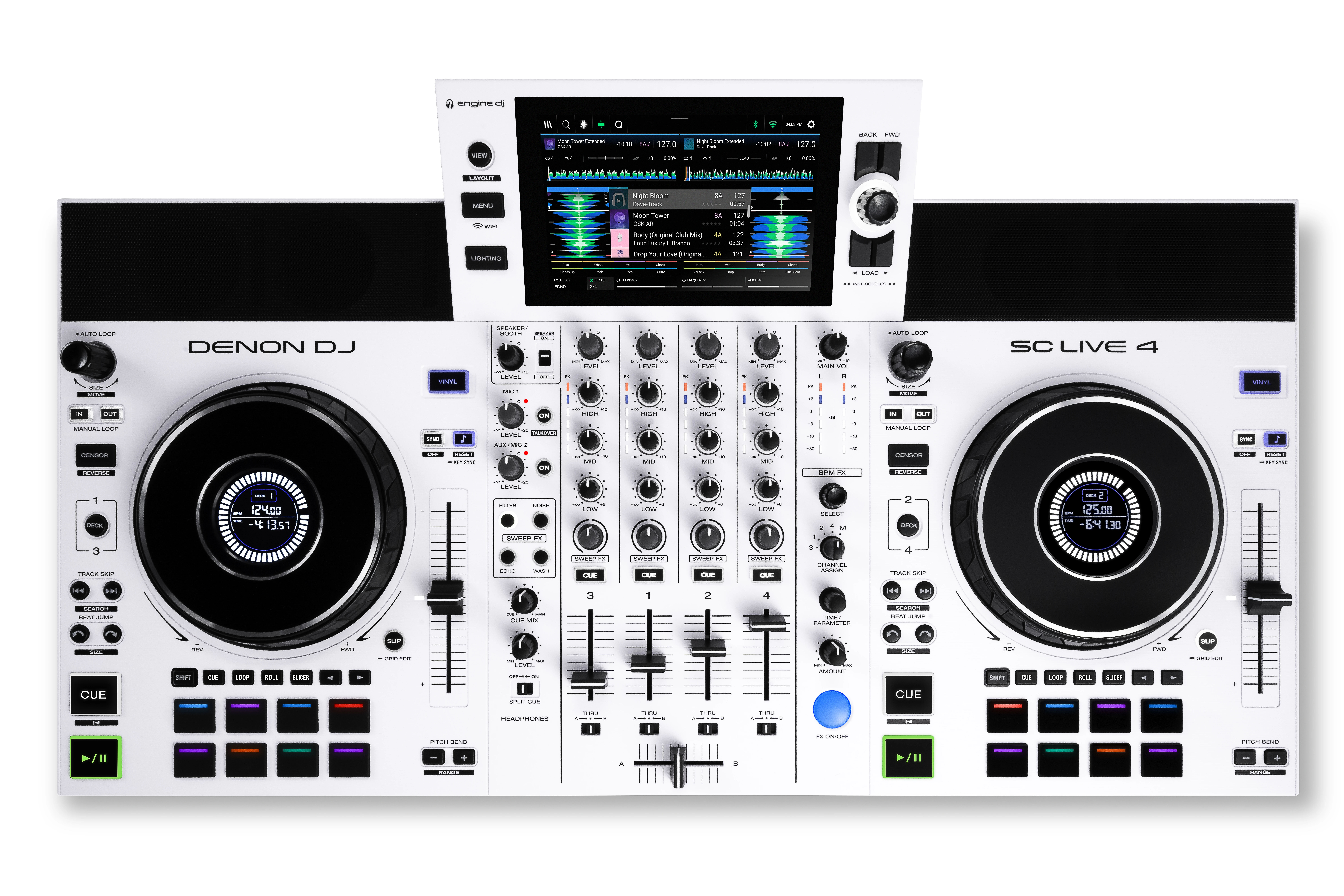 Denon DJ SC Live 4 White (Ausstellungsstück!)
