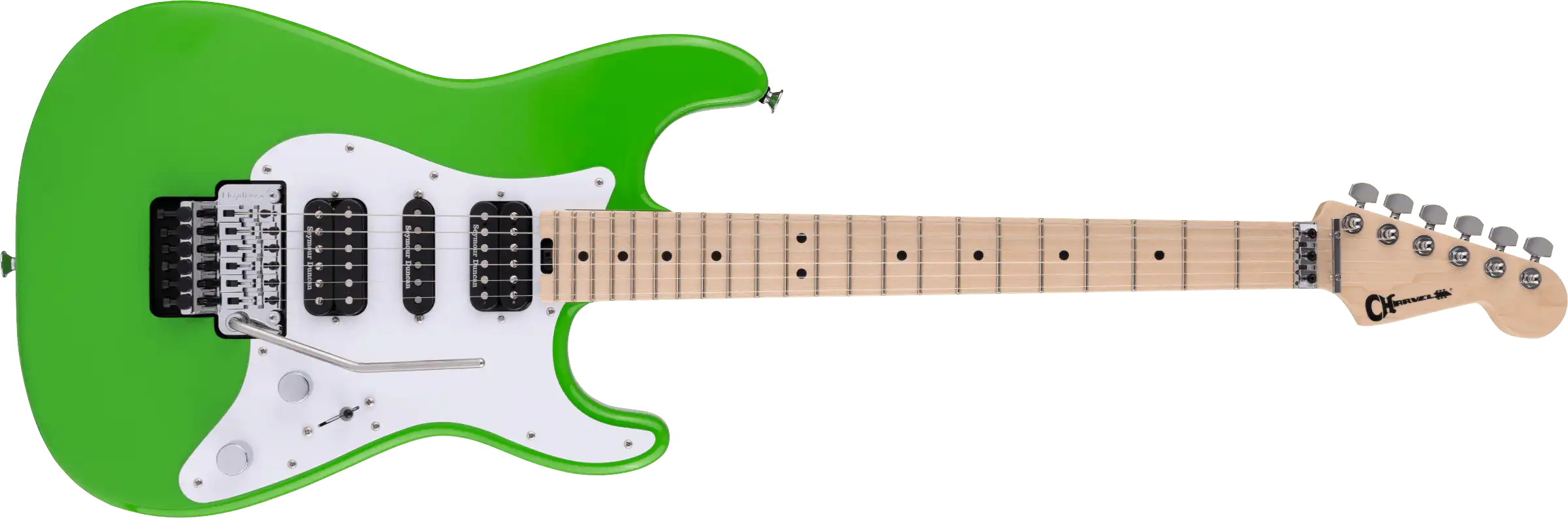 Charvel Pro-Mod So-Cal Style 1 HSH FR M, Maple Fingerboard, Slime Green B-Stock