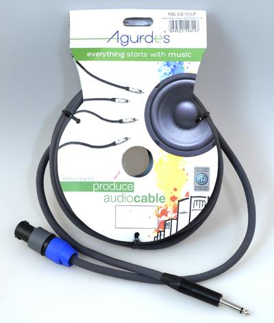Agurdes Speakon- Klinke Lautsprecherkabel  1m