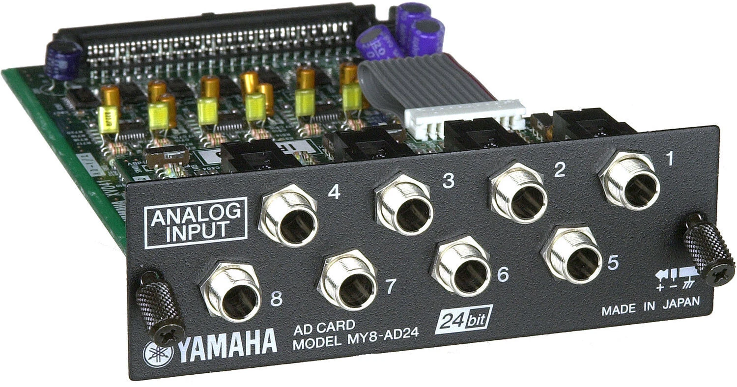 Yamaha MY-8-AD-24 8-CH Analog Interface Klinke