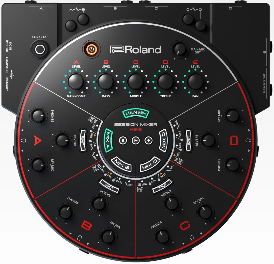 Roland HS-5 Session Mixer Ausstellungsstück