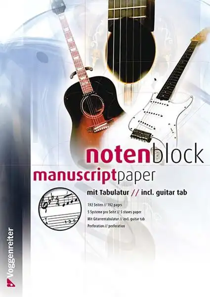 Notenblätter und Notenhefte